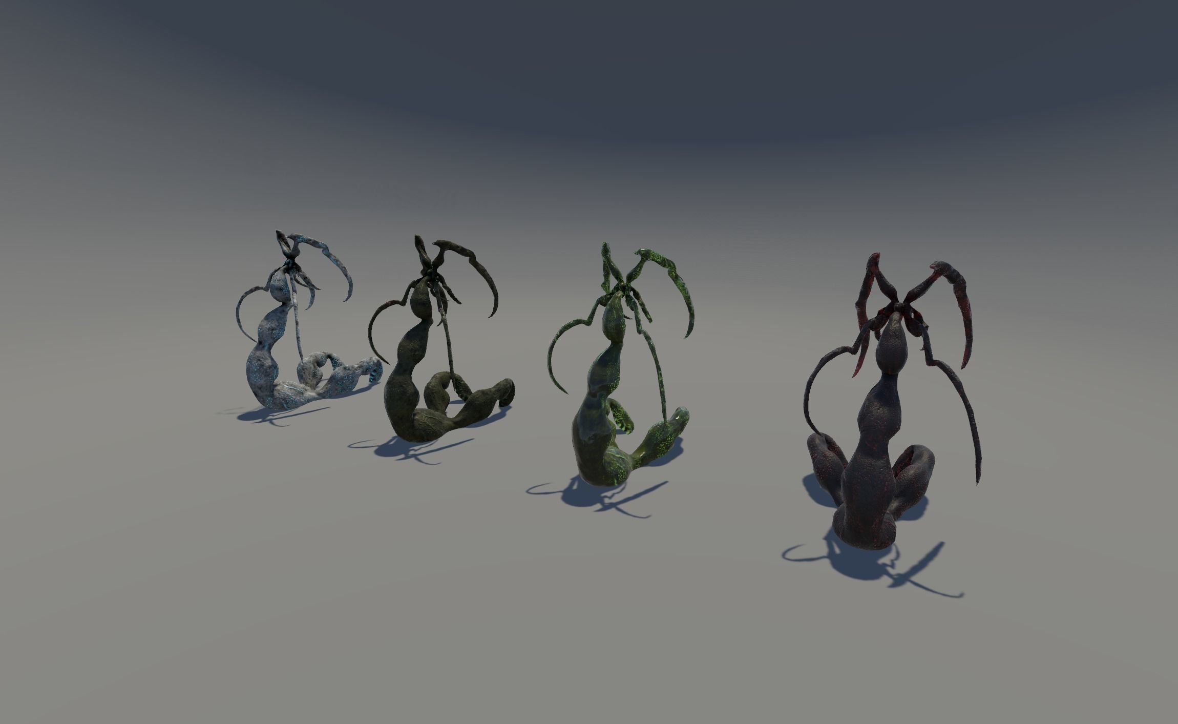Monster1 plant Low-poly 3D model_26