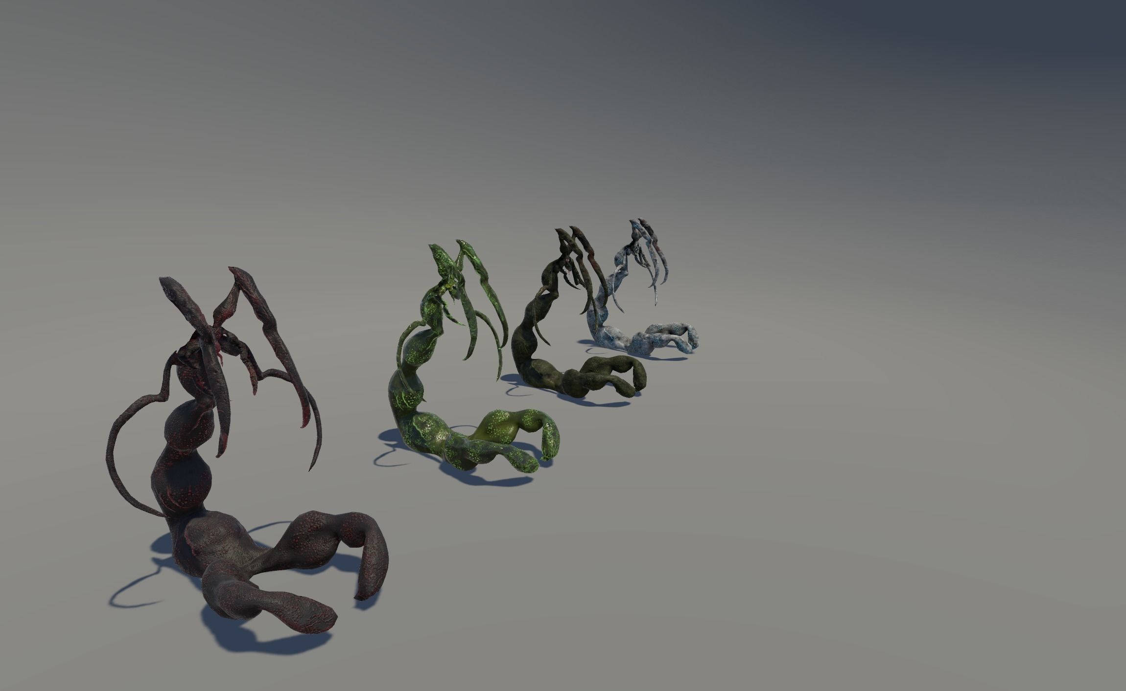 Monster1 plant Low-poly 3D model_21