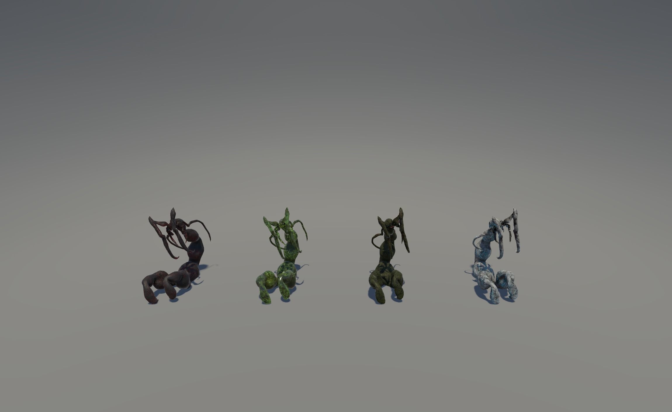 Monster1 plant Low-poly 3D model_15