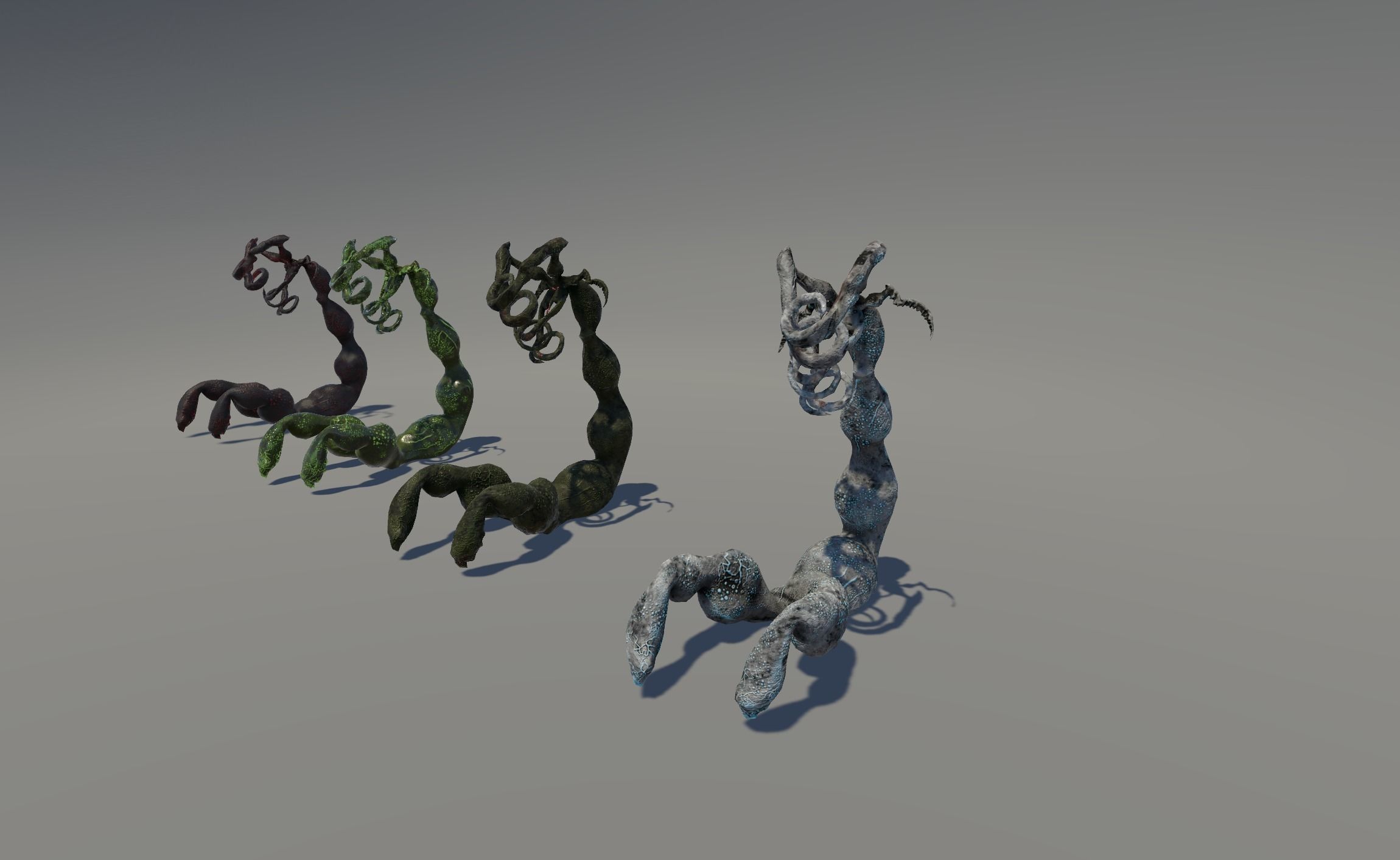 Monster1 plant Low-poly 3D model_38