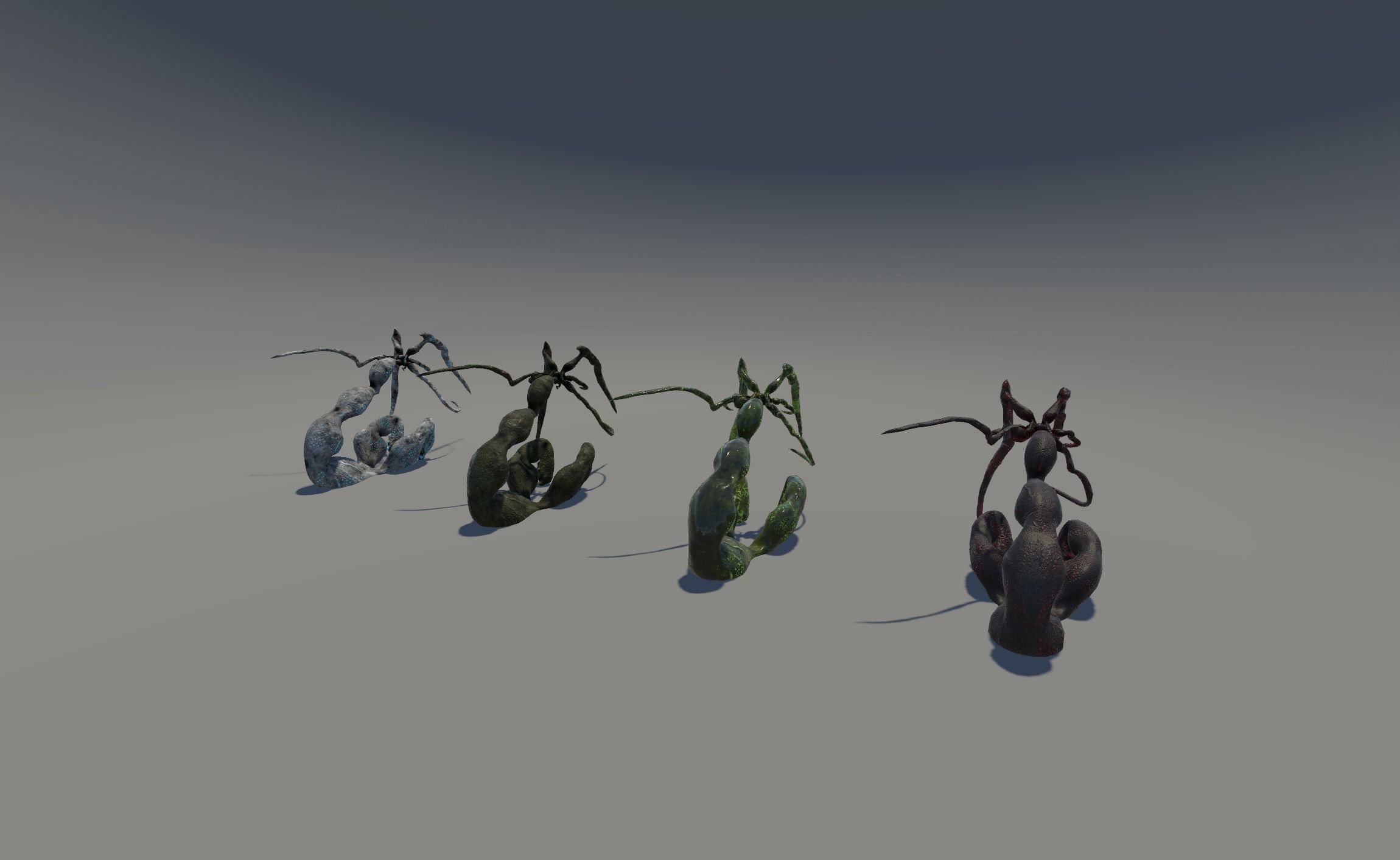 Monster1 plant Low-poly 3D model_28