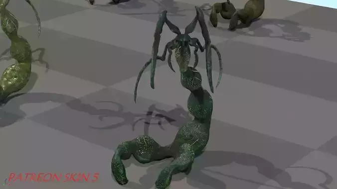 Monster1 plant Low-poly 3D model