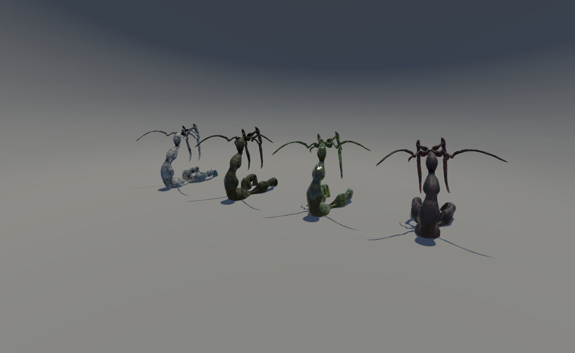 Monster1 plant Low-poly 3D model_25