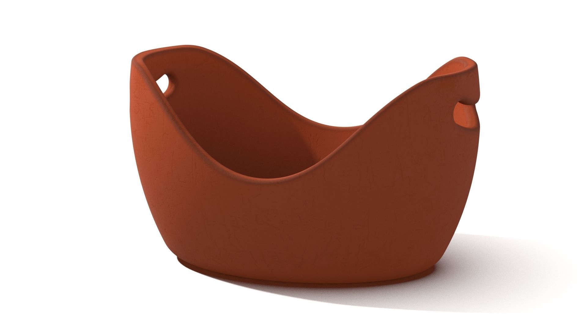 Clay Bucket 3D model_8