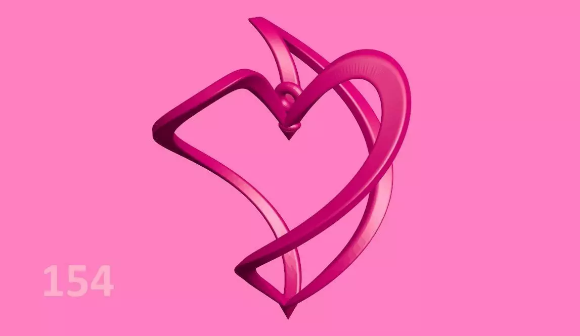 LOVE-P154 heart 3D model_0