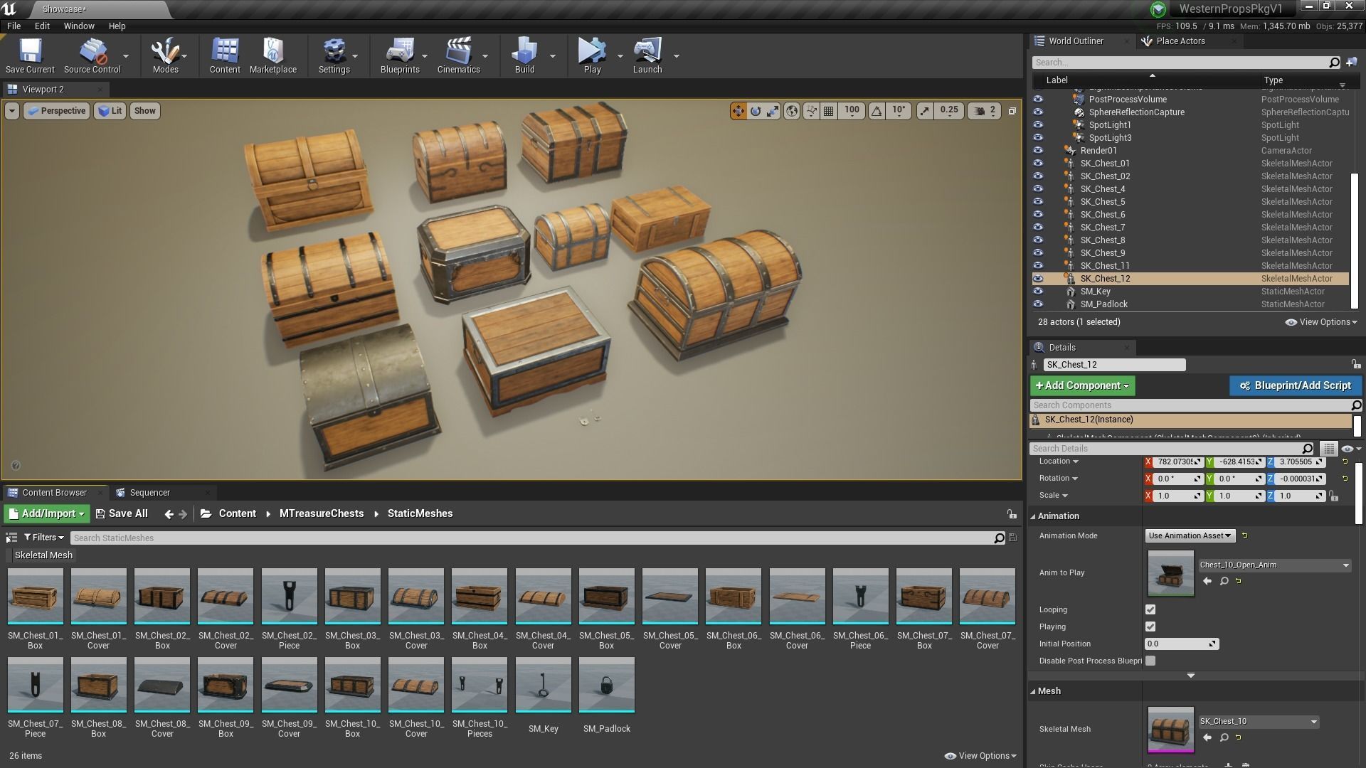 Medieval Treasure Chests Pack Low-poly 3D model_15