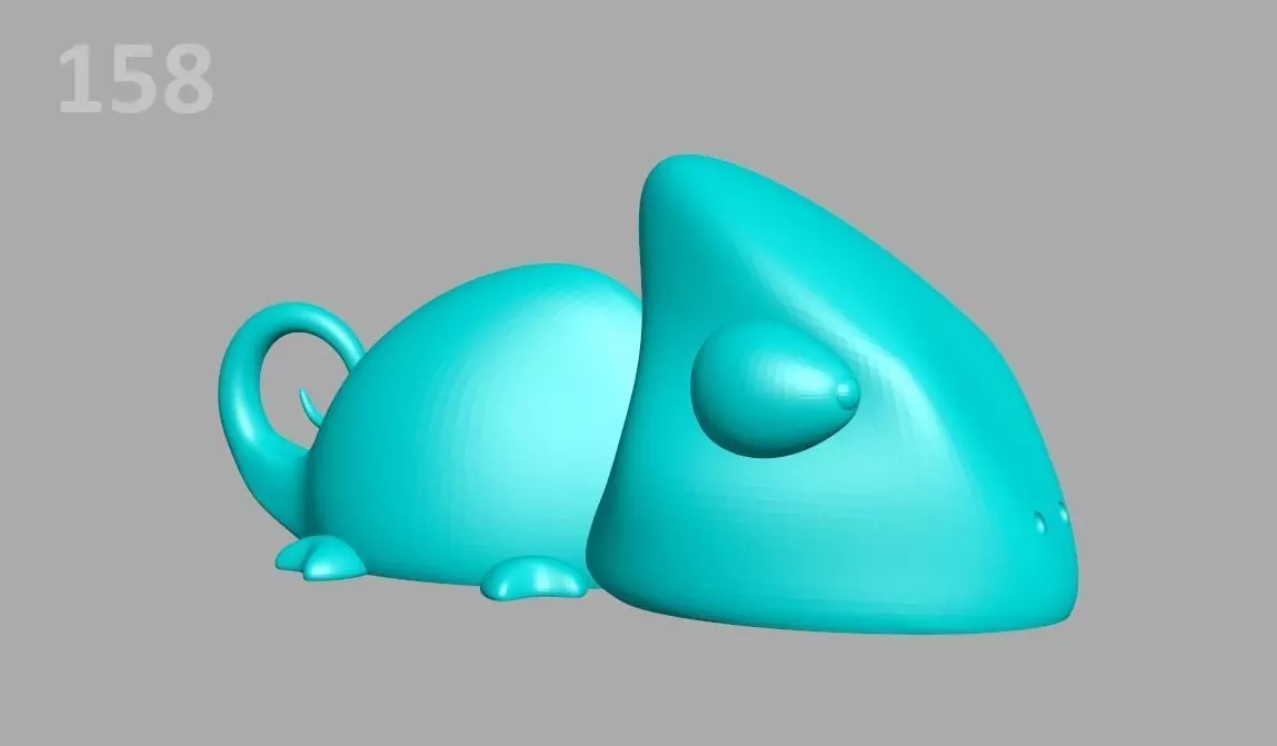 P158-cham toy 3D model