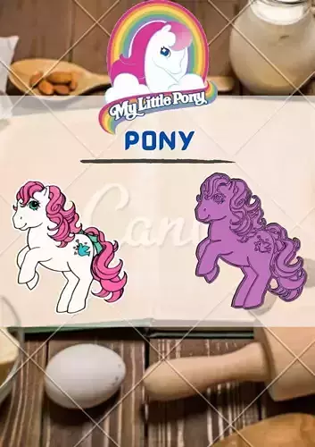 Amazing My Little Pony Character Pony  Cookie Cutter And Stamp