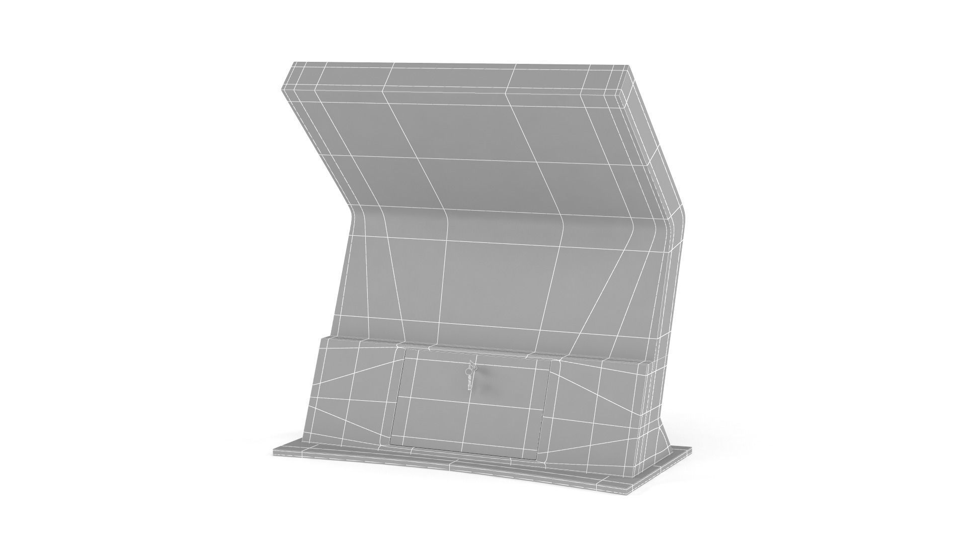 Information Kiosks 3D model_16