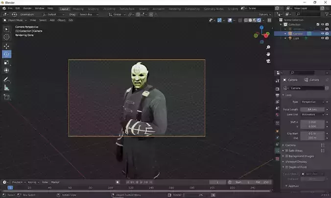 3D  Model Overseer exact in game poly count 