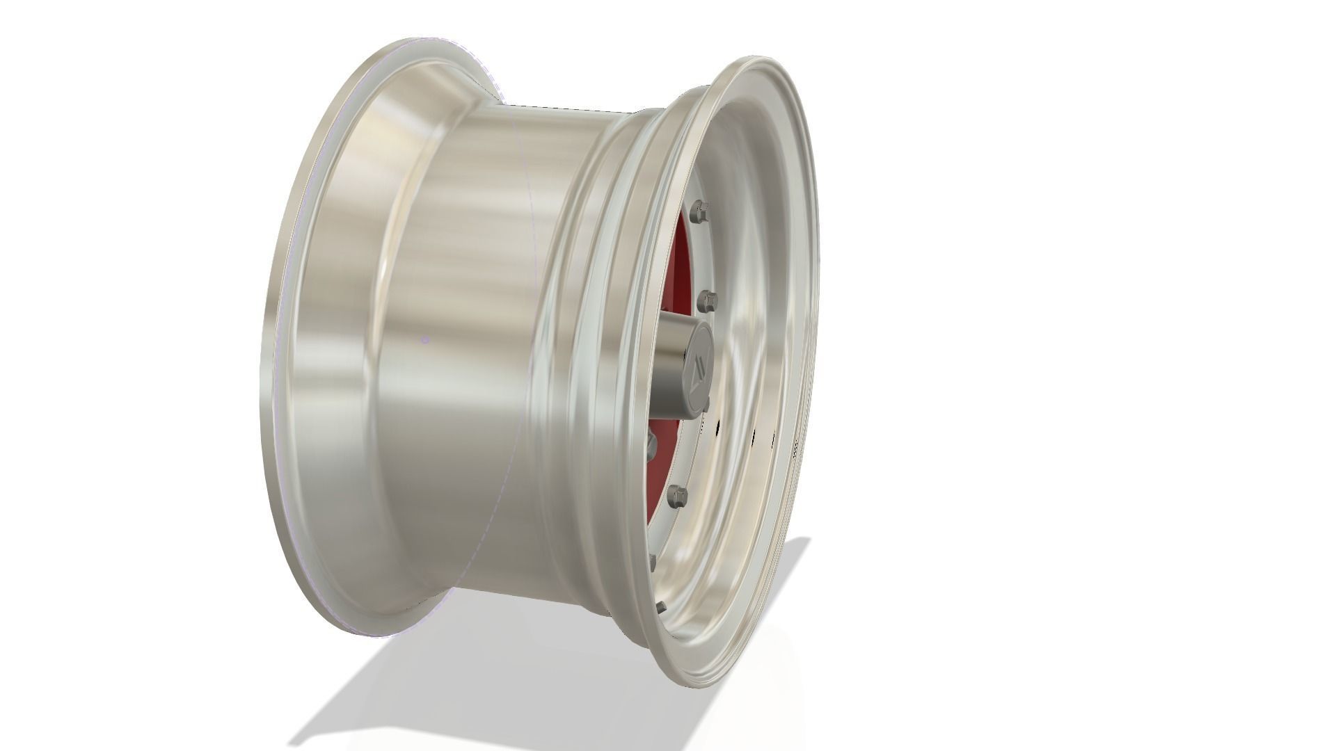Advan 3 piece  rim 3D model_8