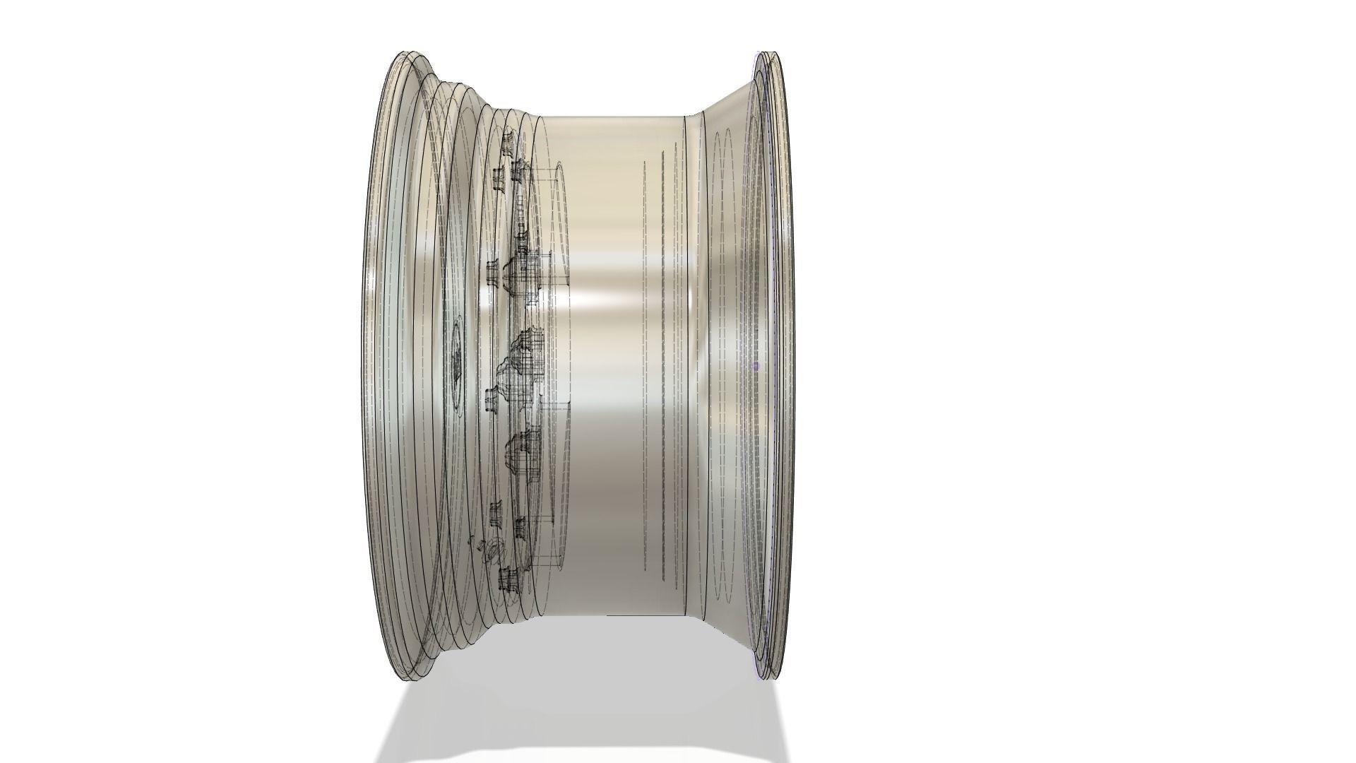 Advan 3 piece  rim 3D model_12