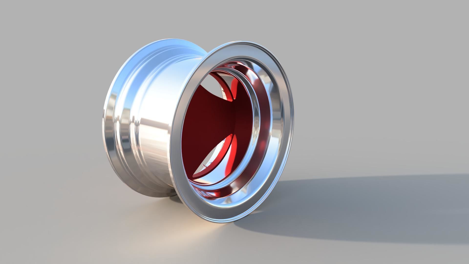 Advan 3 piece  rim 3D model_3