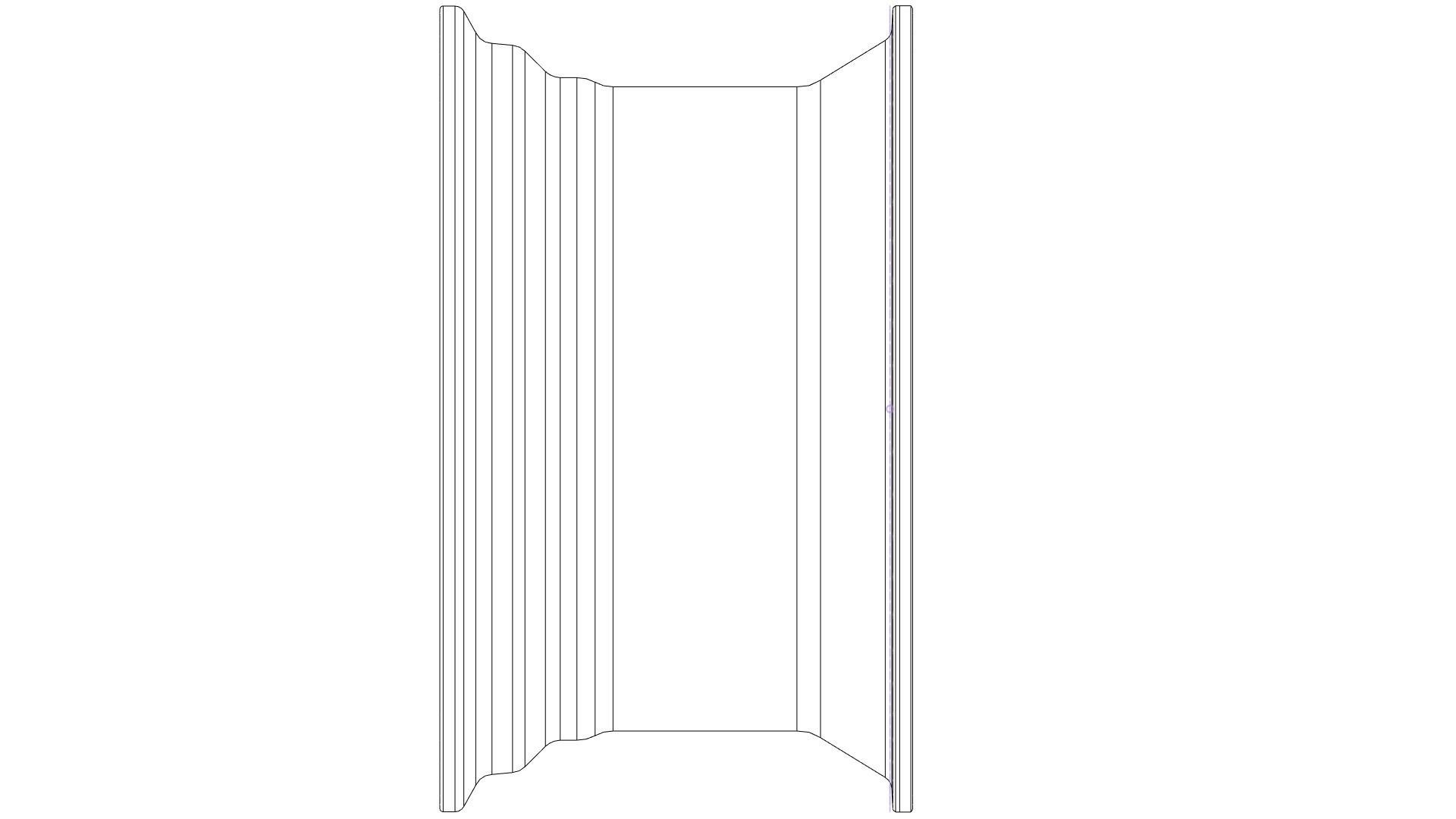 Advan 3 piece  rim 3D model_15