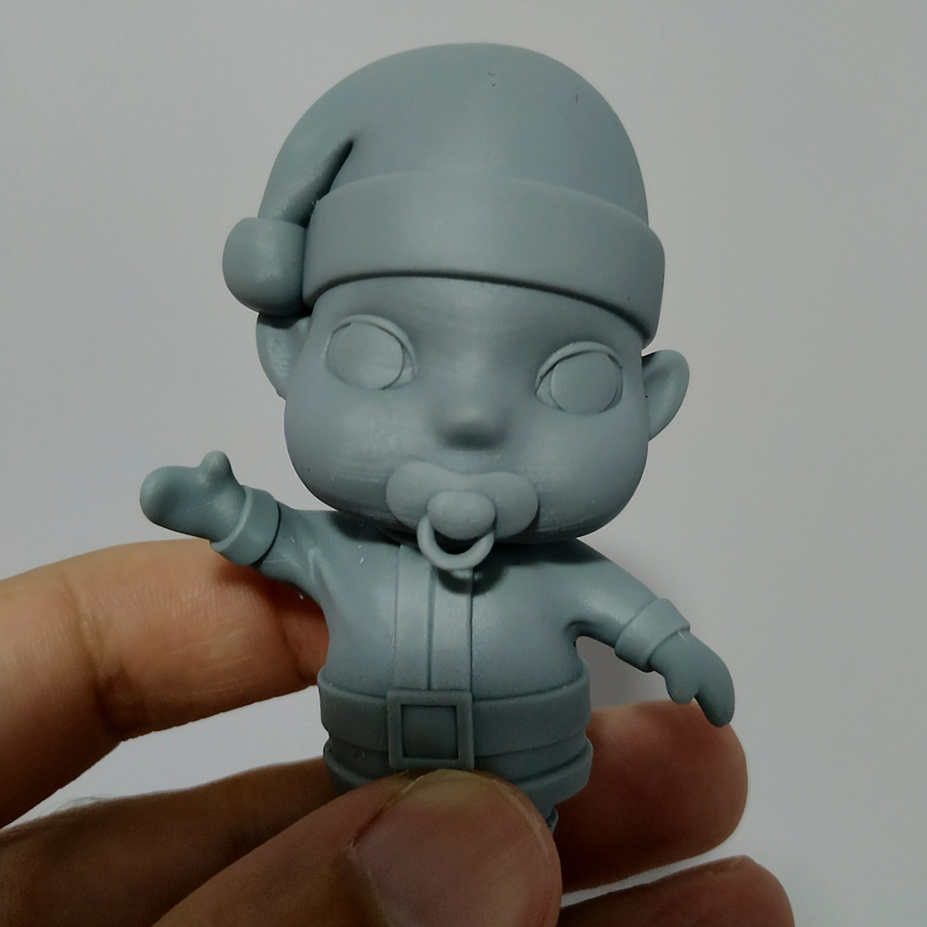 SANTA CLAUS BABY STL Free 3D print model_5