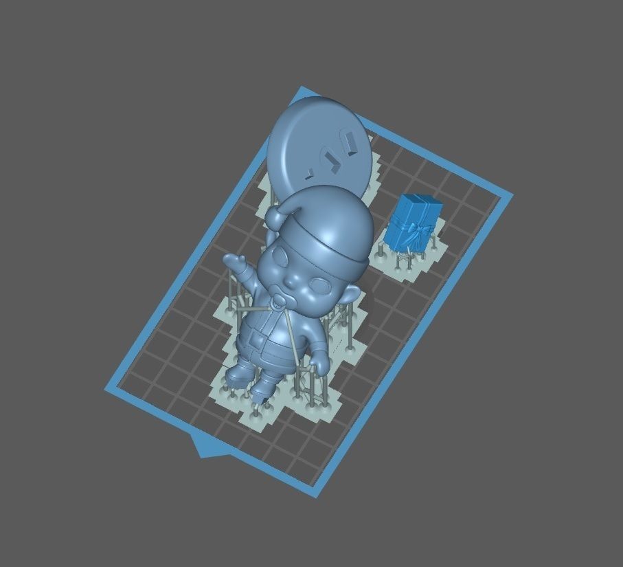 SANTA CLAUS BABY STL Free 3D print model_4