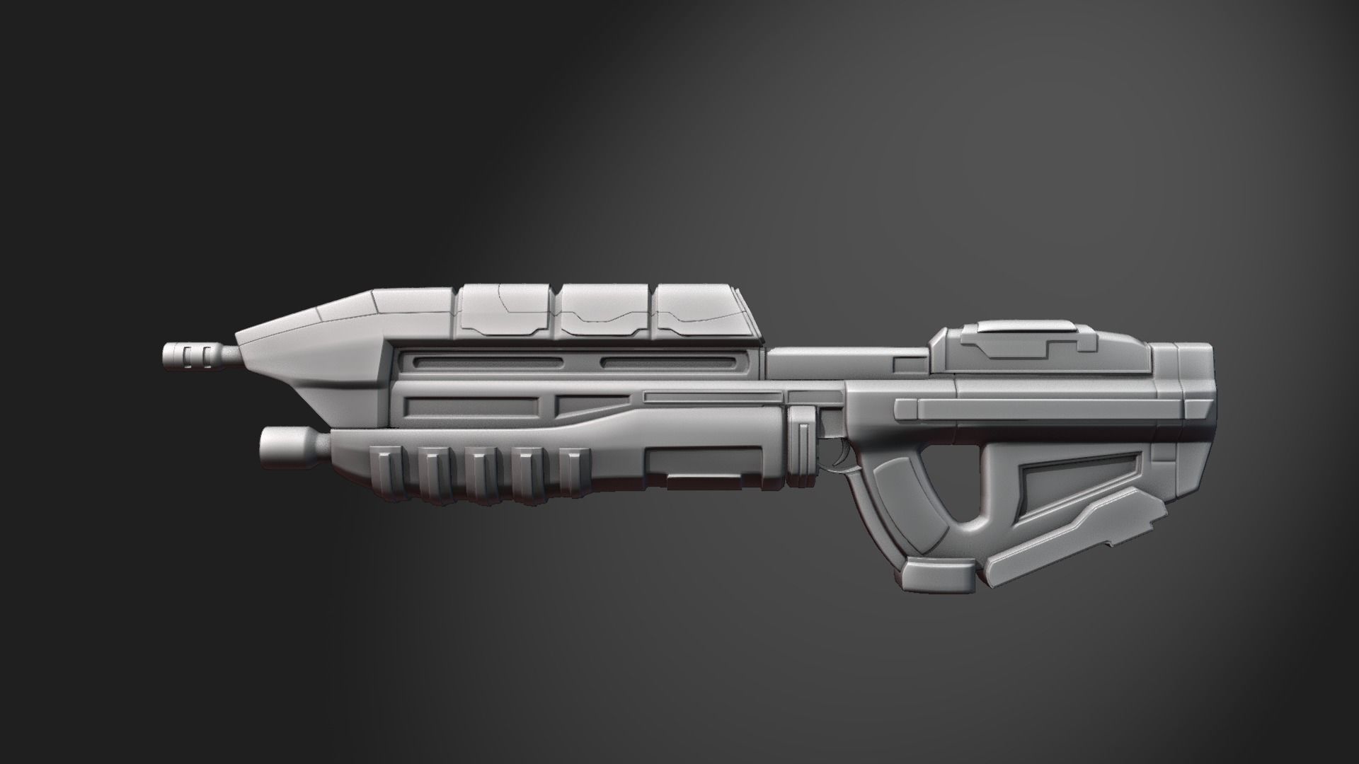 MA5B Assault Rifle 3D model_3