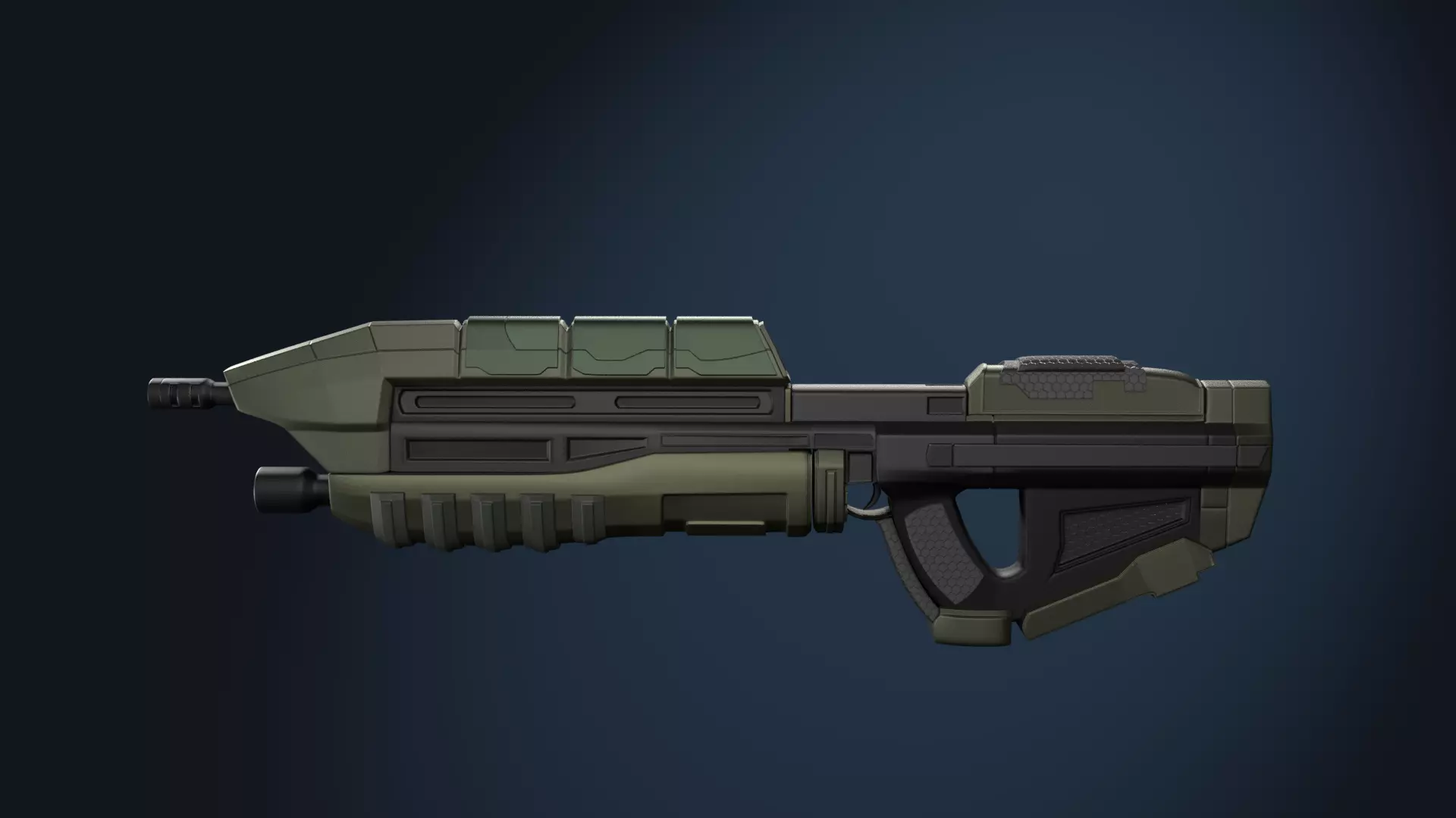MA5B Assault Rifle 3D model_0