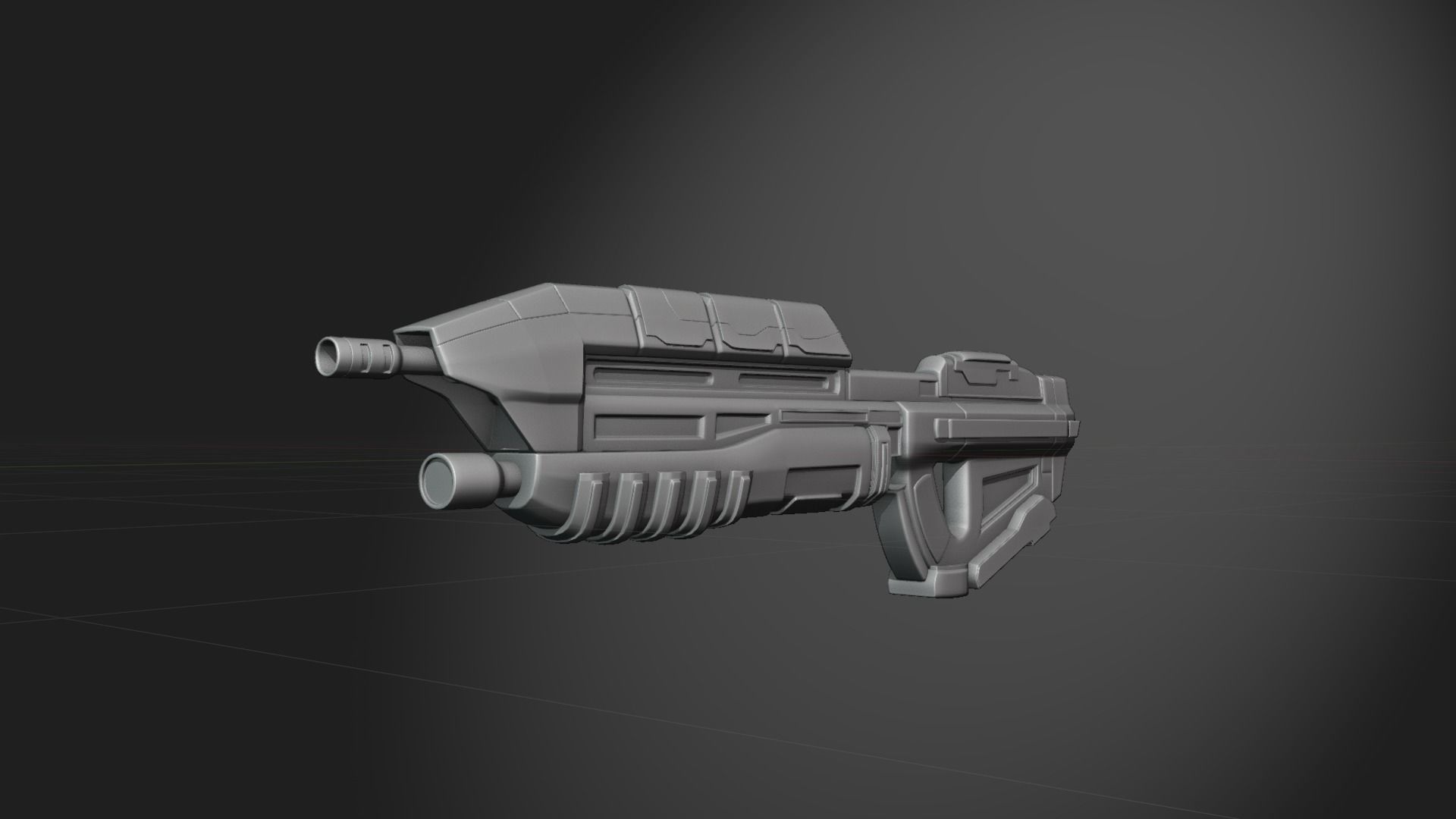 MA5B Assault Rifle 3D model_4