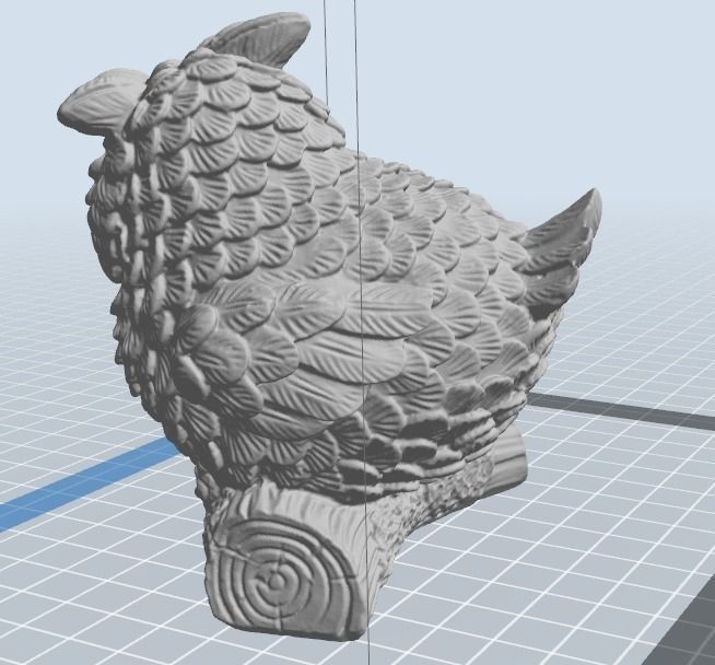 owl wooden  Free 3D print model_2