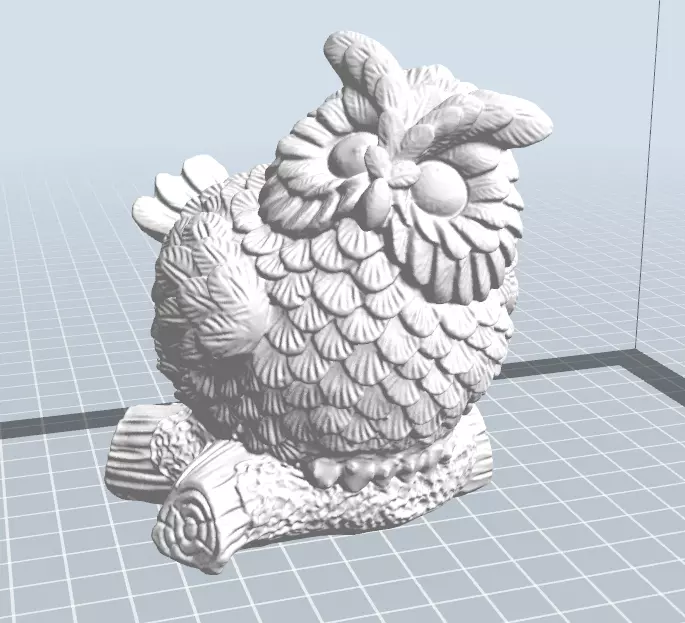 owl wooden  Free 3D print model_0