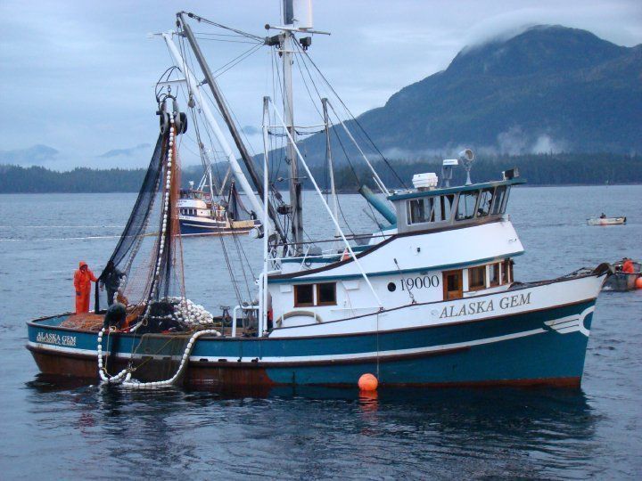 Fishing boat Alaska Gem Seiner Low-poly 3D model_6