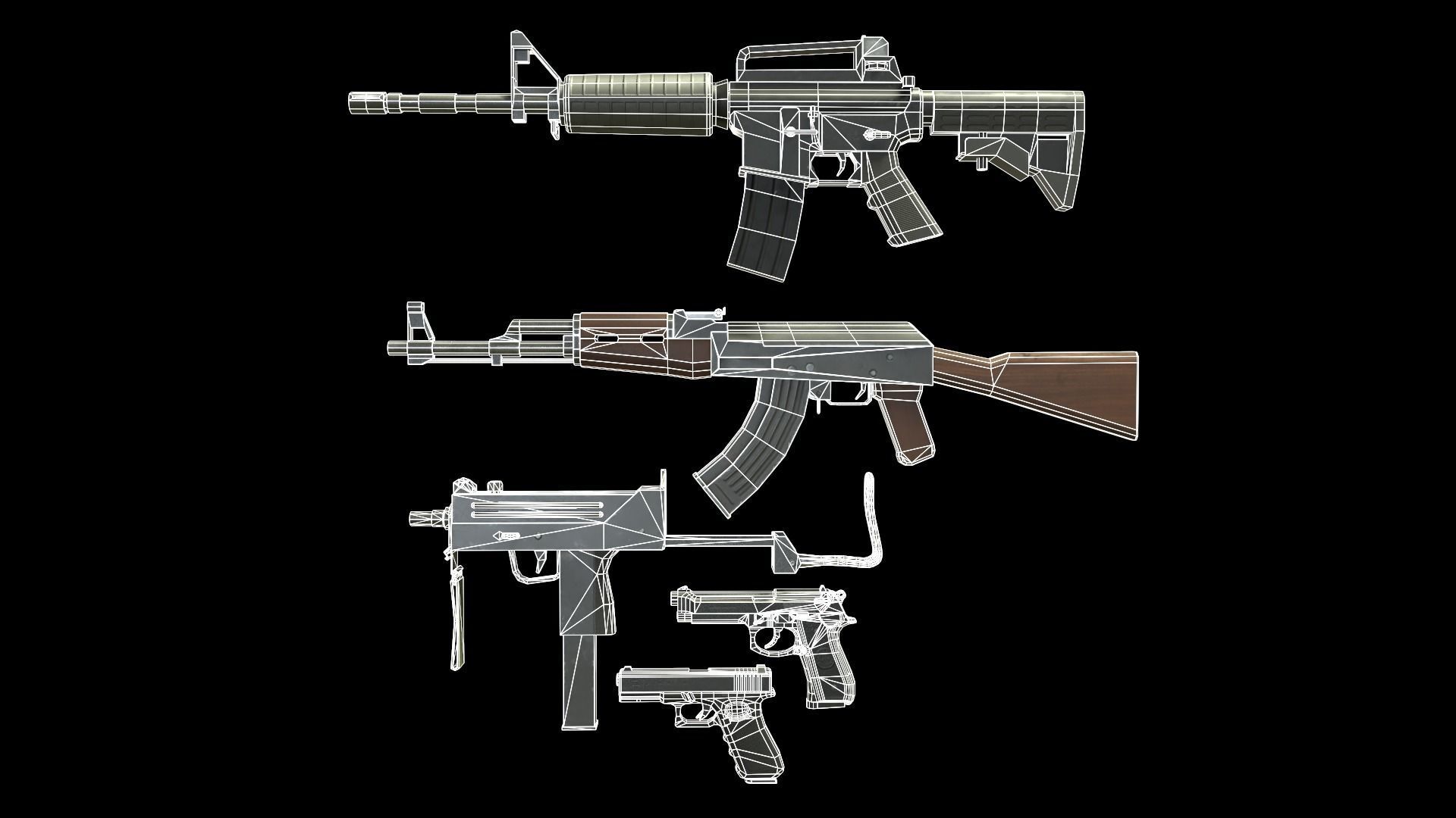 Weapon Pack 3D Model Collection_11