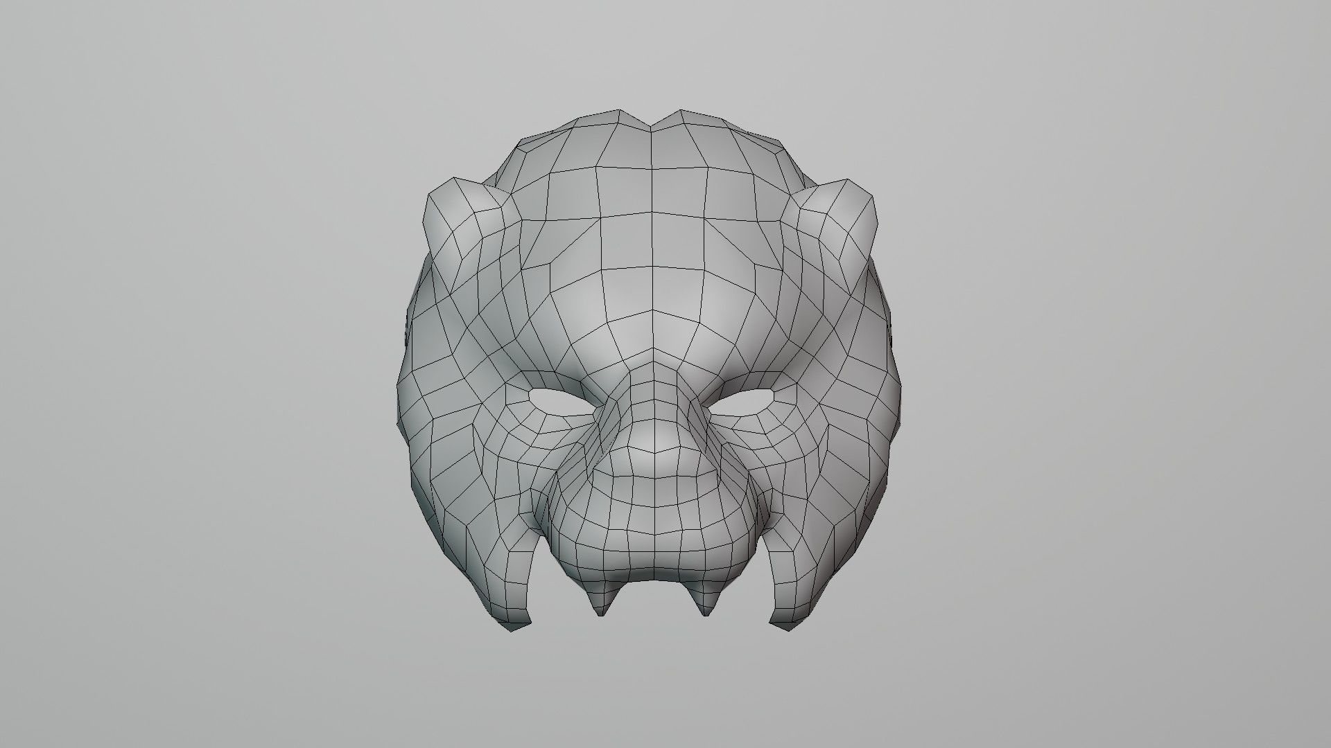 Lion Mask Vip - Mascara de juego de calamar - Lowpoly Low-poly 3D model_9