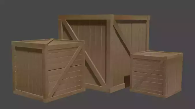 Wooden boxes