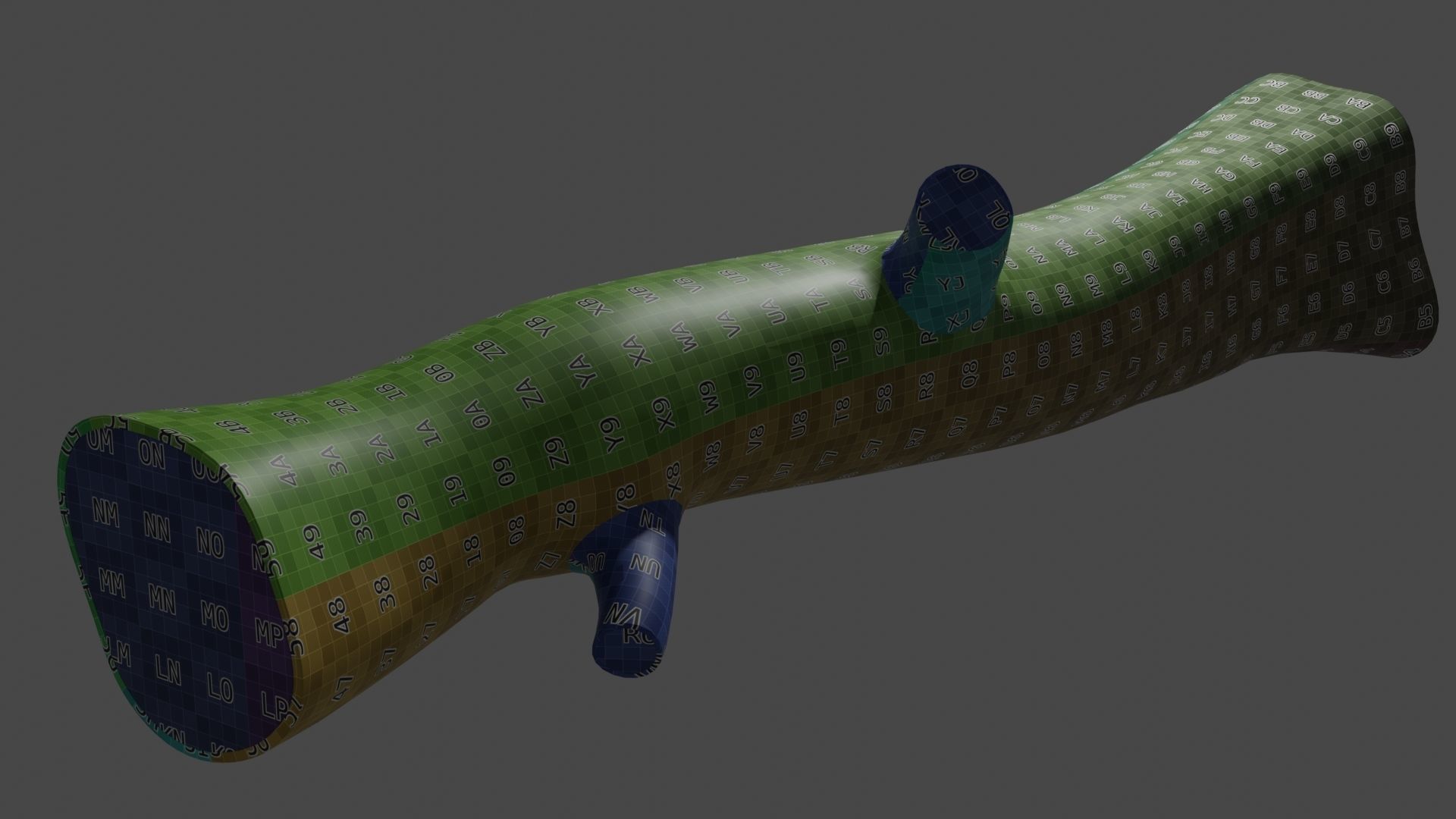 Big Pine Stump Low-Poly PBR Game Ready 3D Model Low-poly 3D model_16