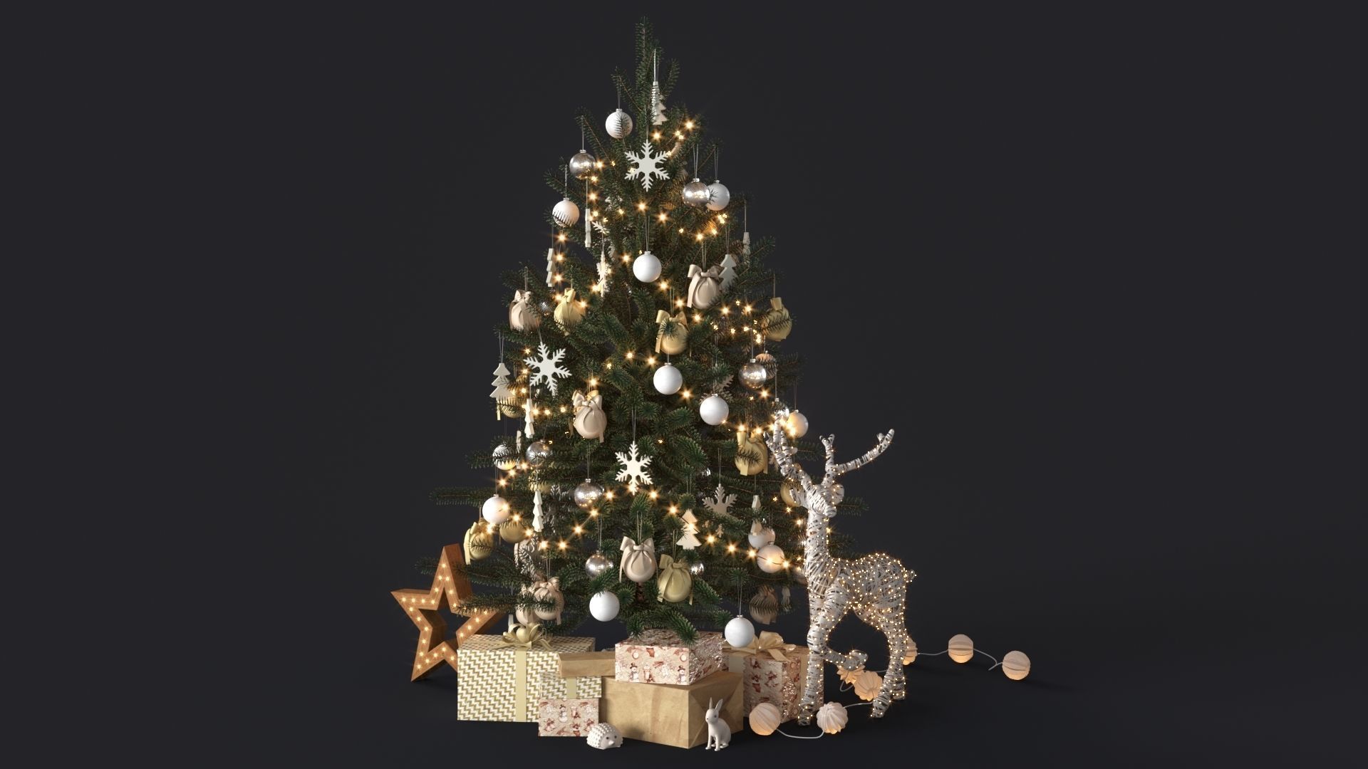 Christmas Tree 3D model_3