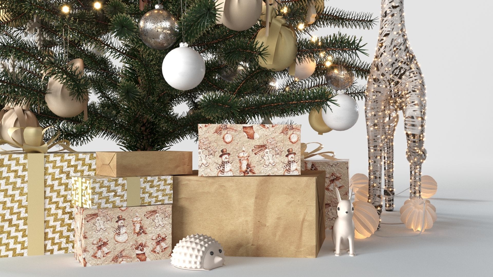 Christmas Tree 3D model_1