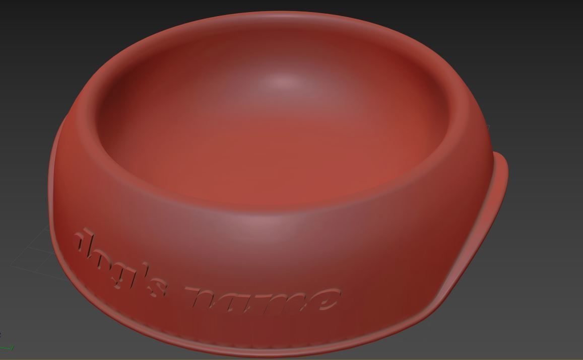 Personalized plastic mold for dog and cat food 3D print model 3D model_6