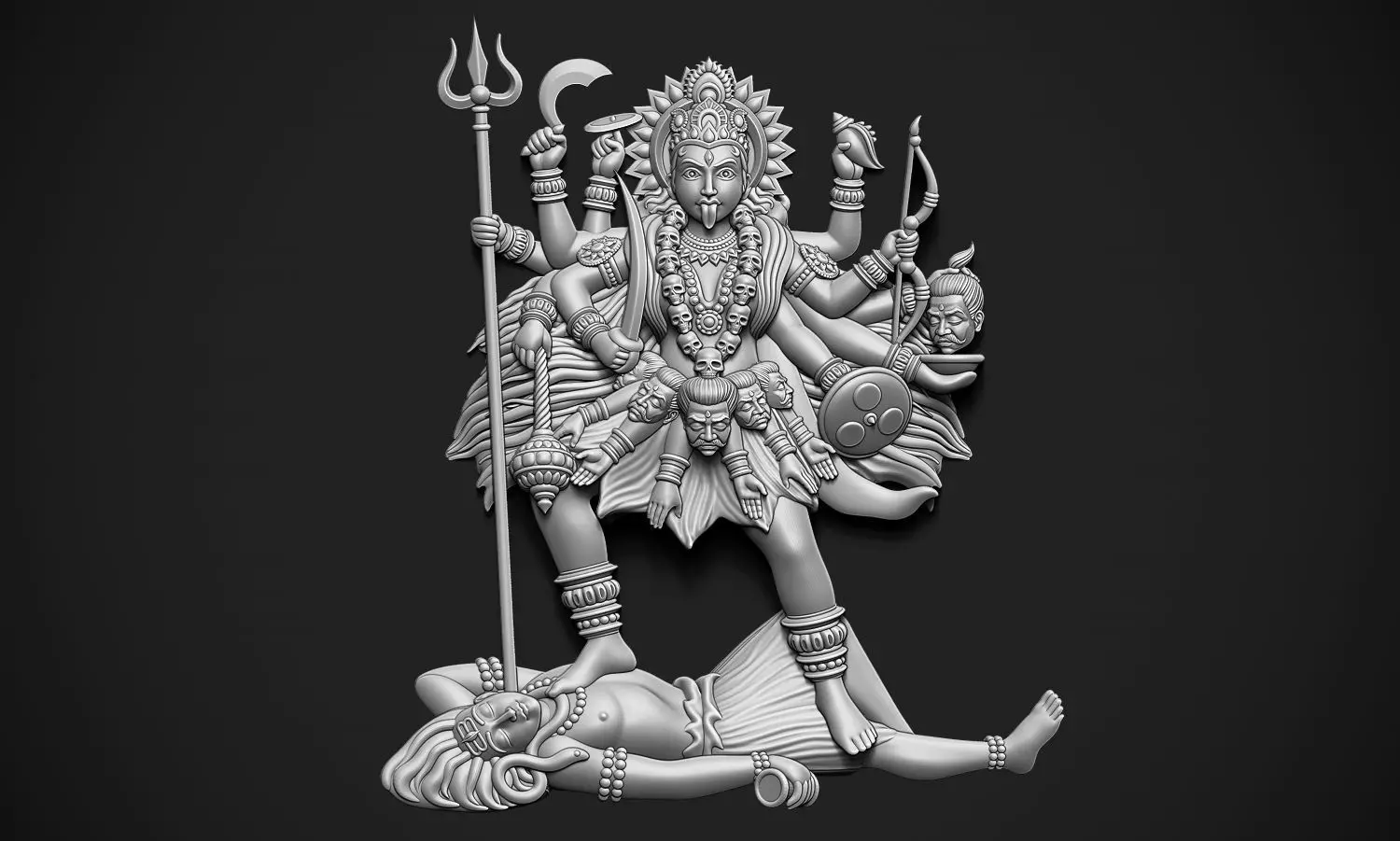 Kali JI Relief 3D print model