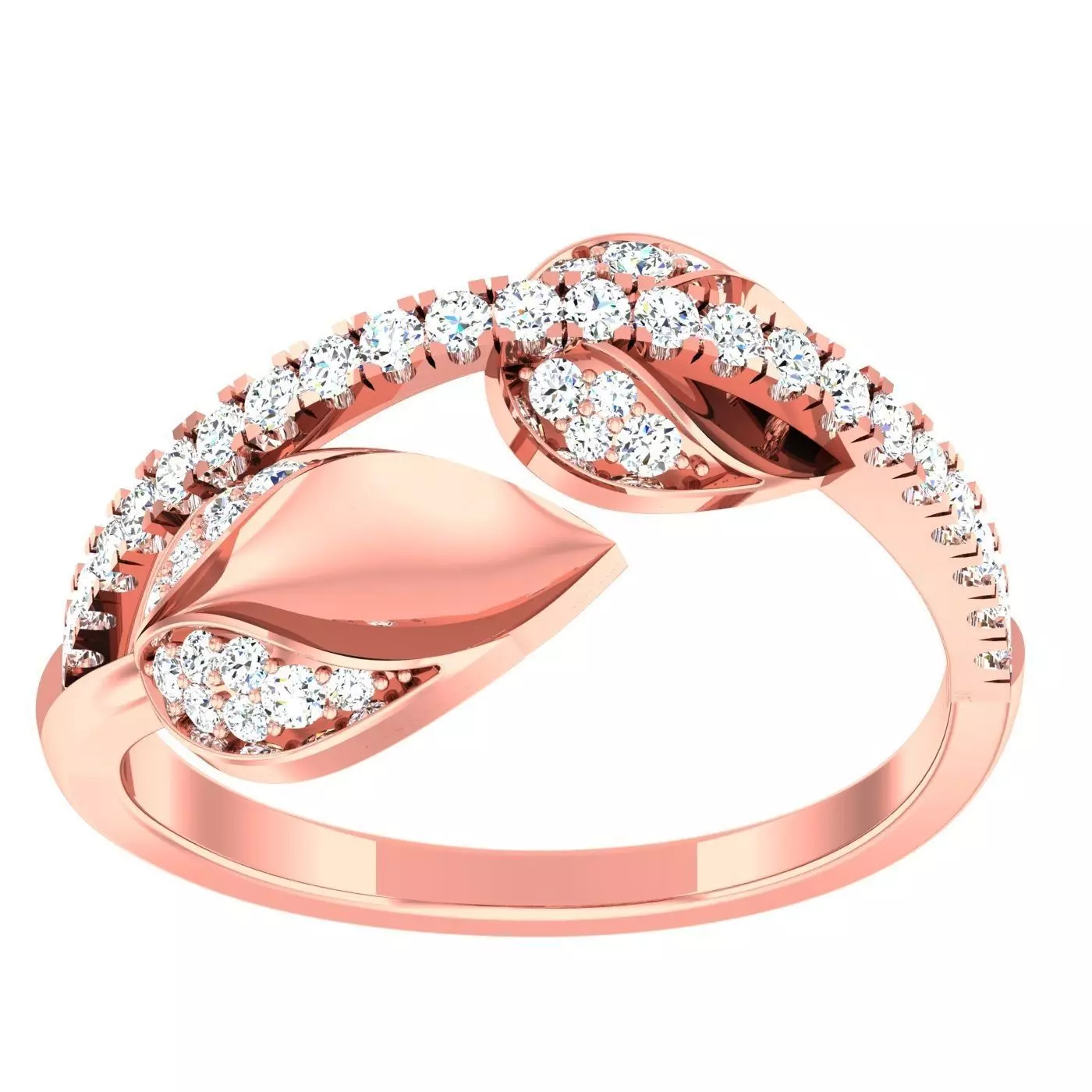 High Jewelry Cocktail Rings 3dm stl render-1 details 3D print model_0