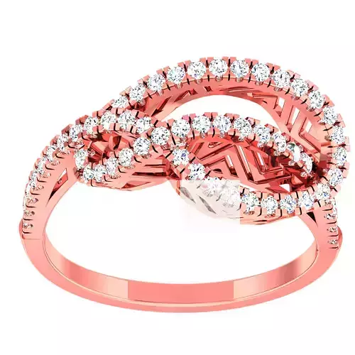 High Jewelry Cocktail Rings 3dm stl render-1 details