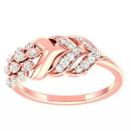 High Jewelry Cocktail Rings 3dm stl render-1 details