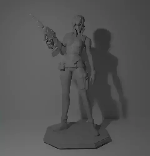 Motoko Kusanagi 3D print model