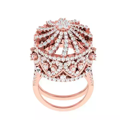 High Jewelry Cocktail Rings 3dm stl render-1 details 3D print model High Jewelry Cocktail Rings 3dm stl render-1 details 3D print model