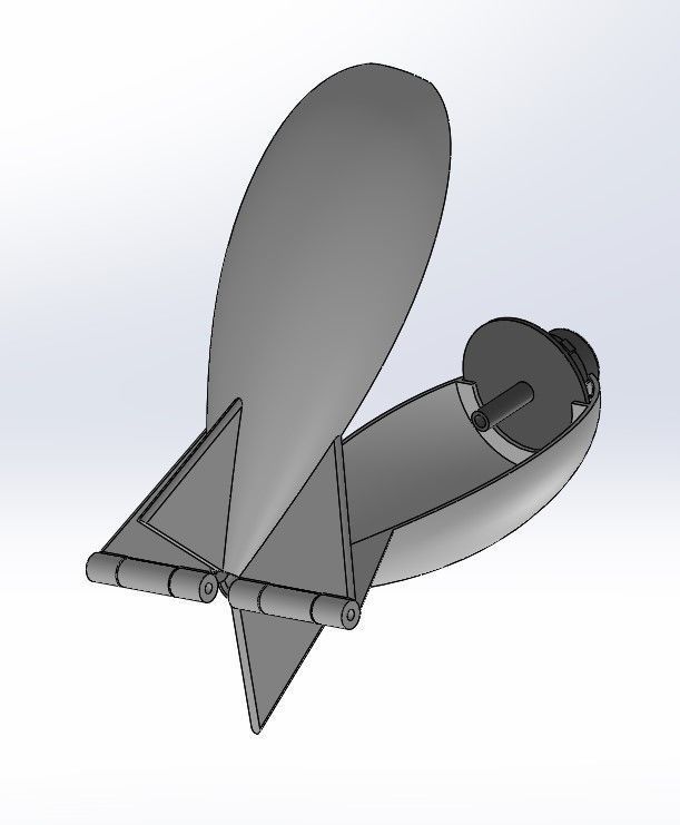 Rocket for carpfishing 3D print model_8