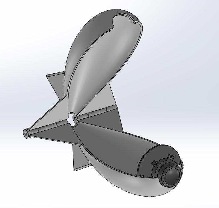 Rocket for carpfishing 3D print model_9