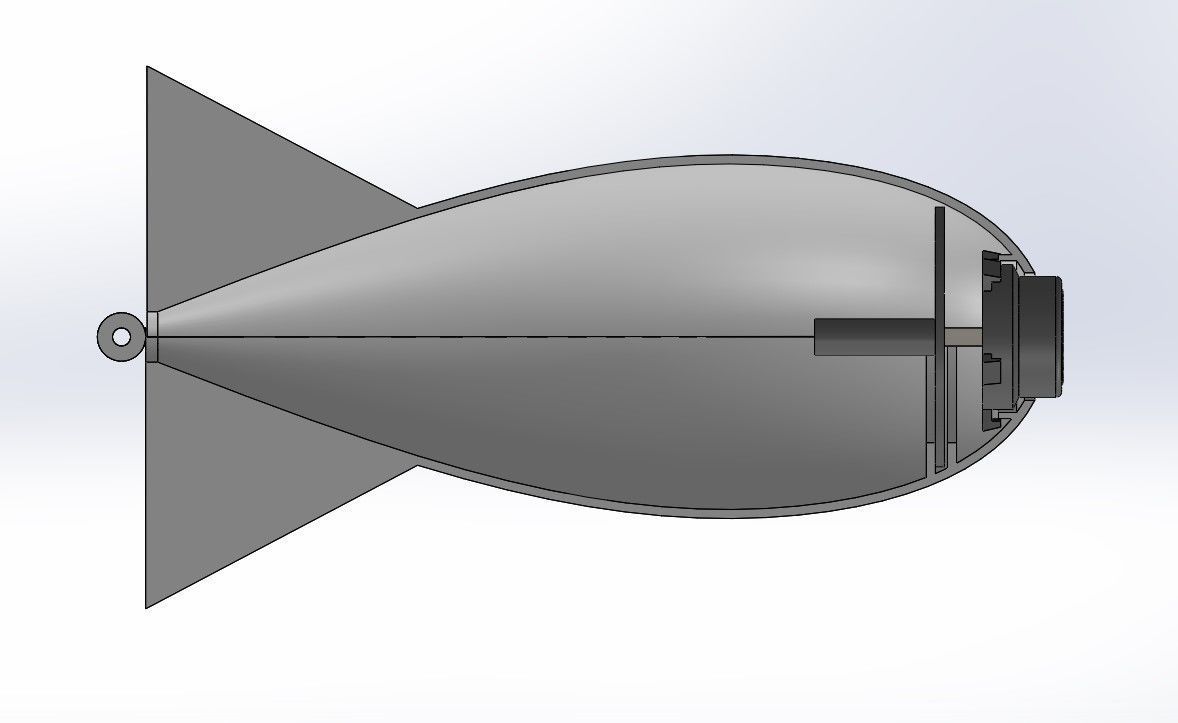 Rocket for carpfishing 3D print model_5