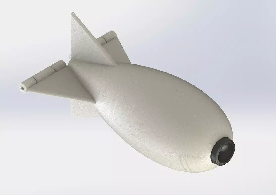 Rocket for carpfishing 3D print model_0
