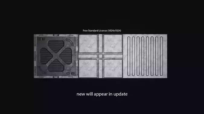 Free Sci-Fi Pack Free low-poly 3D model