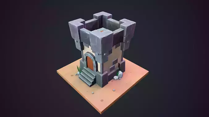 Simple Stylized Tower