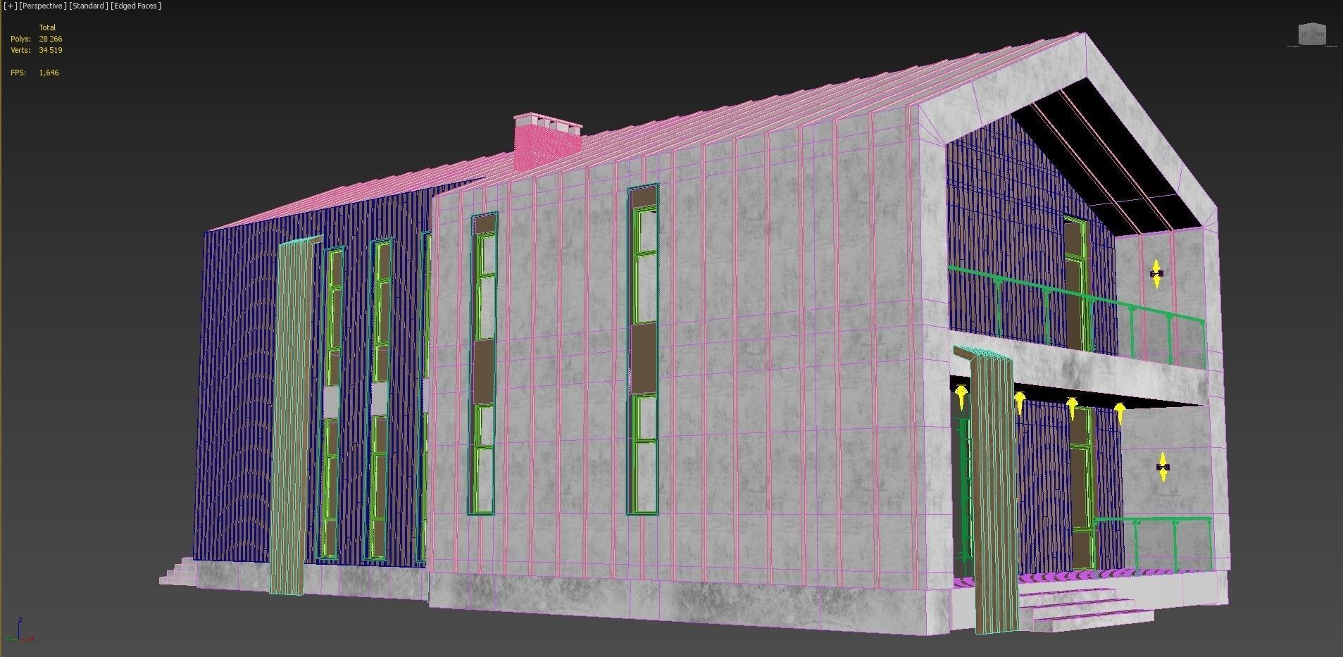 Barn House 3D model_12