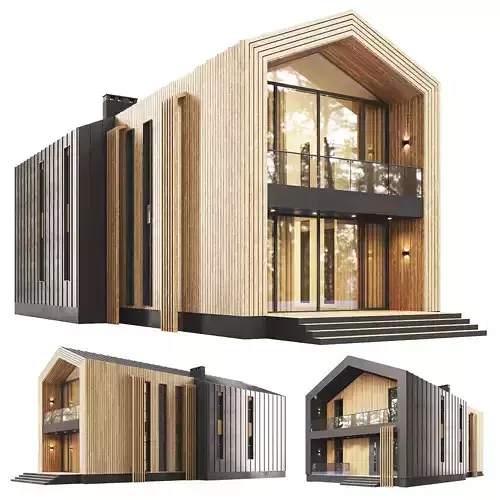 Barn House 3D model