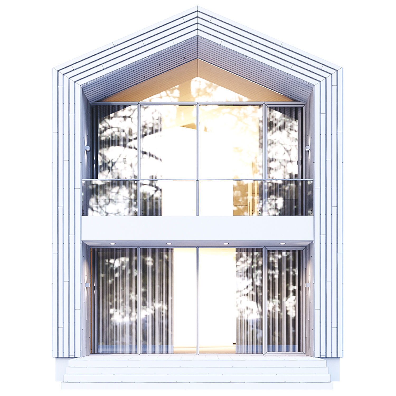 Barn House 3D model_7