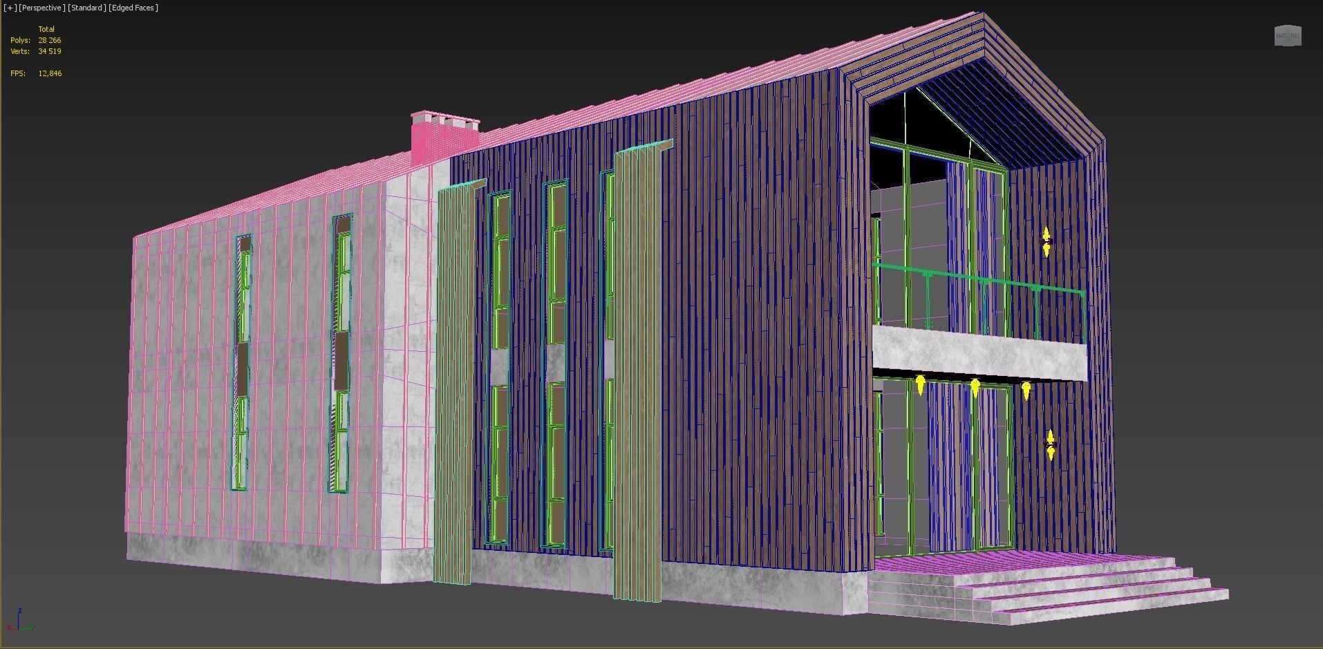 Barn House 3D model_16