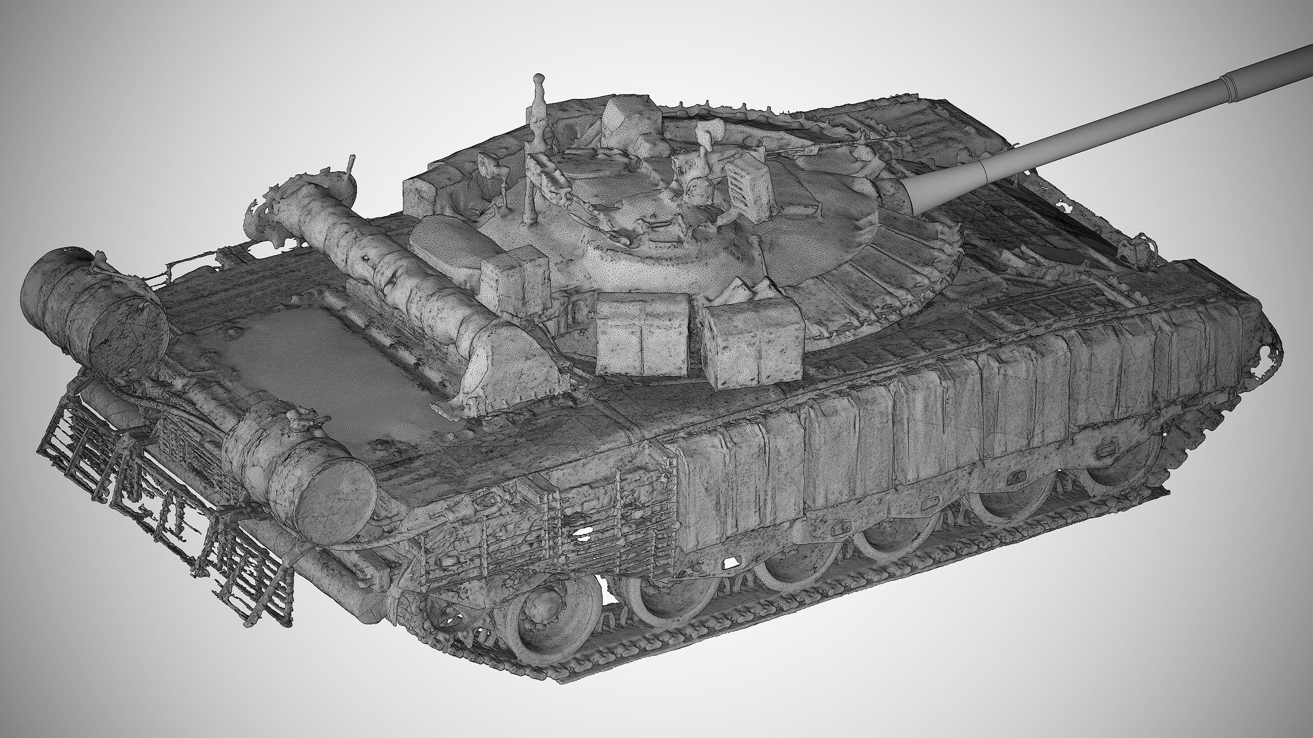 T-80BVM Raw 3D Scan 3D model_10